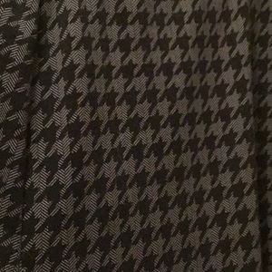 Herringbone Print Leggings L